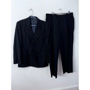 Christian Dior Monsieur Paris Mew York pure wool suit mens size 43L